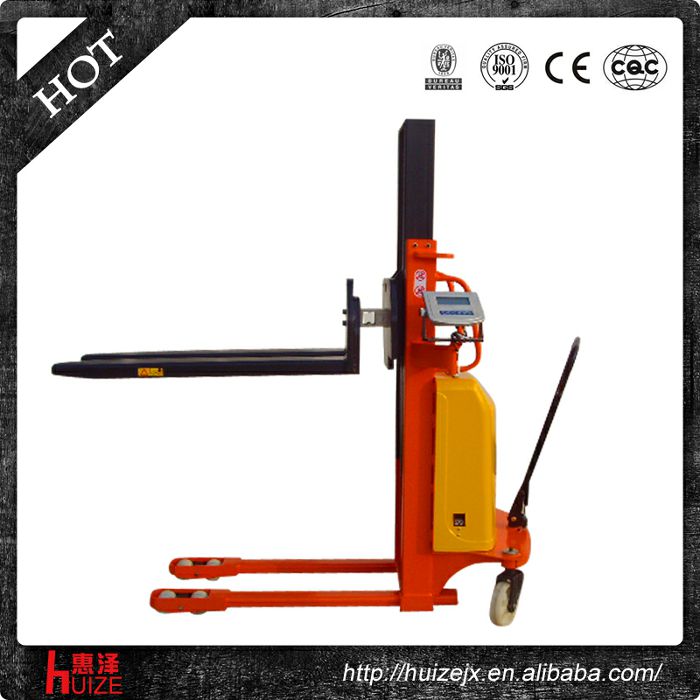 稱重半電動堆高車 稱重半電動堆高車