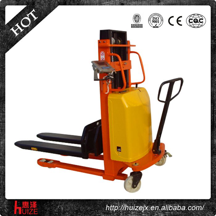 稱(chēng)重式半電動(dòng)堆高車(chē) 稱(chēng)重式半電動(dòng)堆高車(chē)