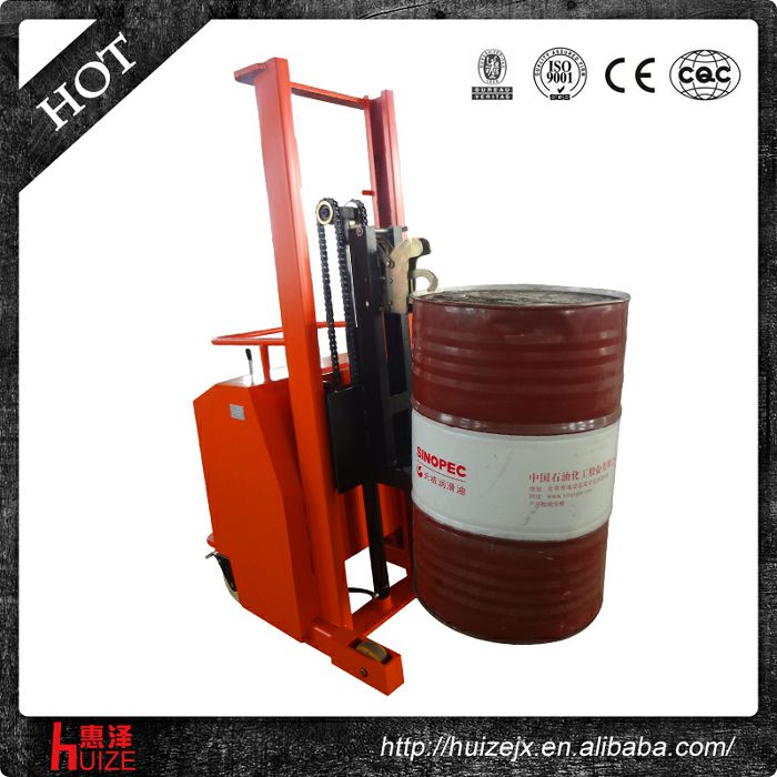 半電動(dòng)配重油桶車（無底腿，只堆垛，不翻轉(zhuǎn)）3