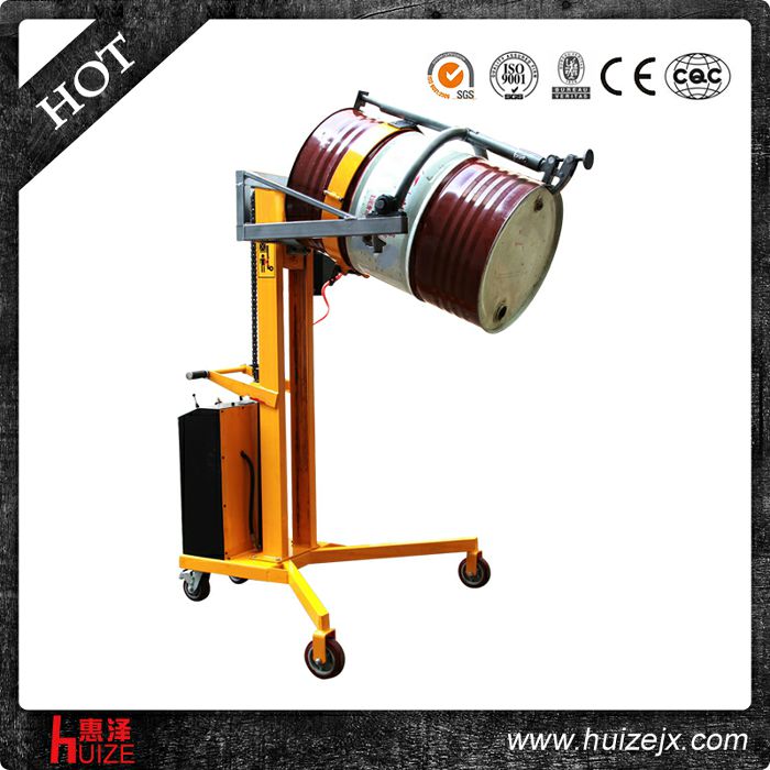 半電動(dòng)油桶車（直角腿，夾鐵桶翻轉(zhuǎn)）