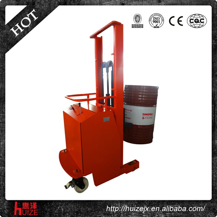 2半電動(dòng)配重油桶車（無(wú)底腿，只堆垛，不翻轉(zhuǎn)）